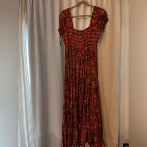 Free People boho maxi dress